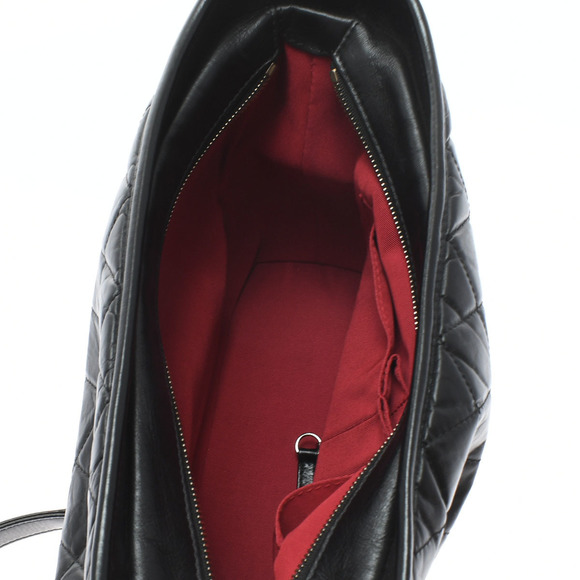 Chanel Black Gold Silver Hardware Vintage Calfskin Shoulder Bag - Picture 9 of 12